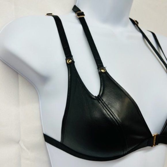 Honey Birdette Jael Black Bralette, Size Medium- NEW WITH TAGS - Picture 3 of 5